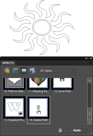 Creating path from shape layer