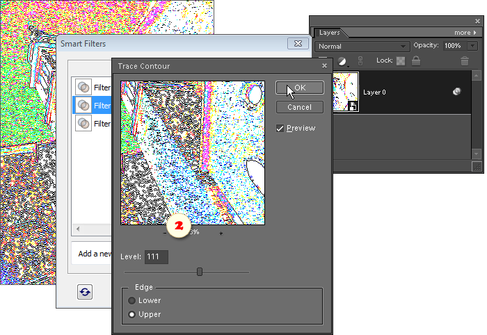Re-opening smart filter settings