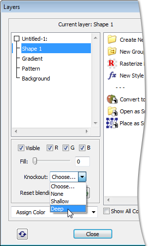 Choosing Knockout method