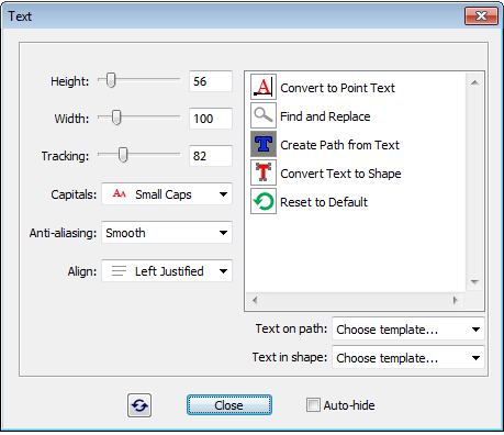 Text-ralated actions