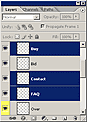 See the Layers palette in Photoshop CS2